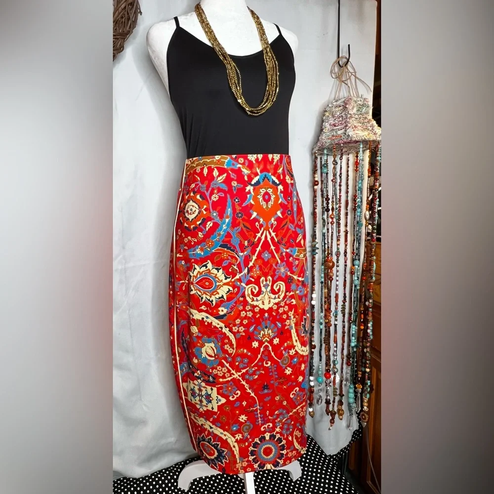 NWT Gretchen Scott Jersey Pencil Skirt - Magic Carpet - Picture 5 of 10